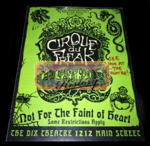 Cirque Du Freak: Vampires Assistant <br><br>Cirque Du Freak Hero Circus Flyer