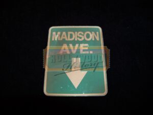 Fifth Element, The<br><br>Miniature Madison Ave. Street Sign